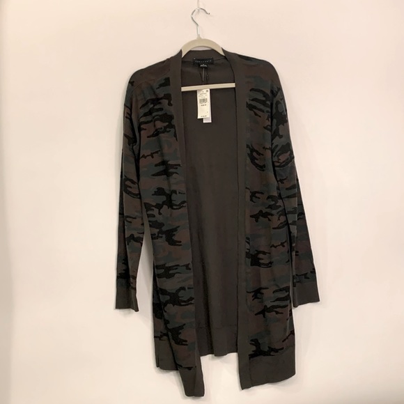 Sanctuary play open front cardigan forest camo size medium - Picture 2 of 12